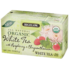 Bigelow Organic White Tea with Raspberry & Chrysanthemum